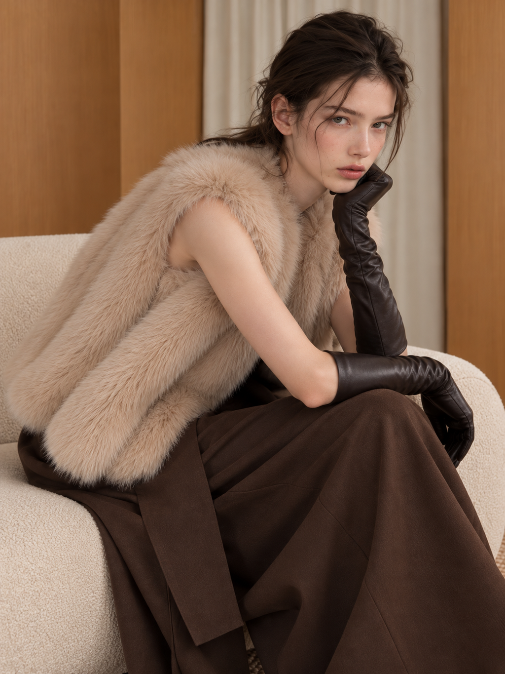 The Latte Fur Vest